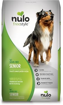 Nulo Freestyle Grain-Free Trout & Sweet Potato Senior Dry Dog Food - 24 lb