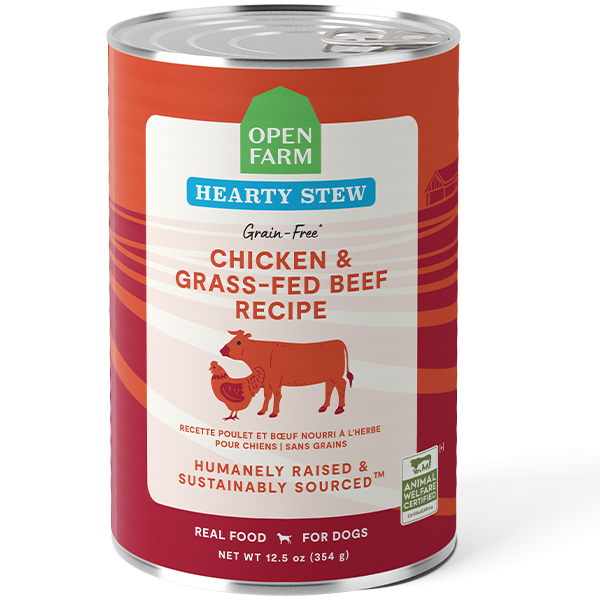 Open Farm Chicken & Beef Hearty Stew Wet Dog Food - 12.5 oz