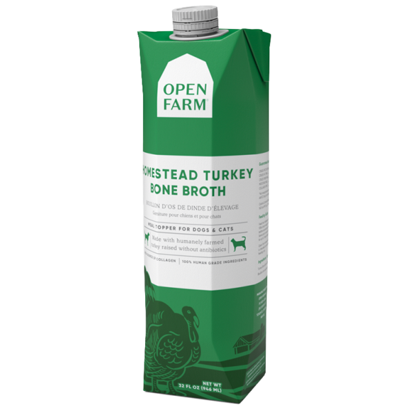 Open Farm Turkey Bone Broth for Dogs & Cats - 33.8 oz