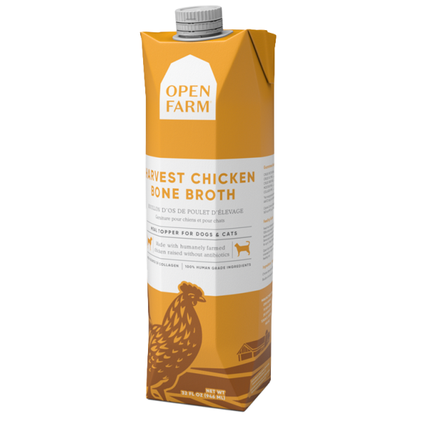 Open Farm Chicken Bone Broth for Dogs & Cats - 33.8 oz