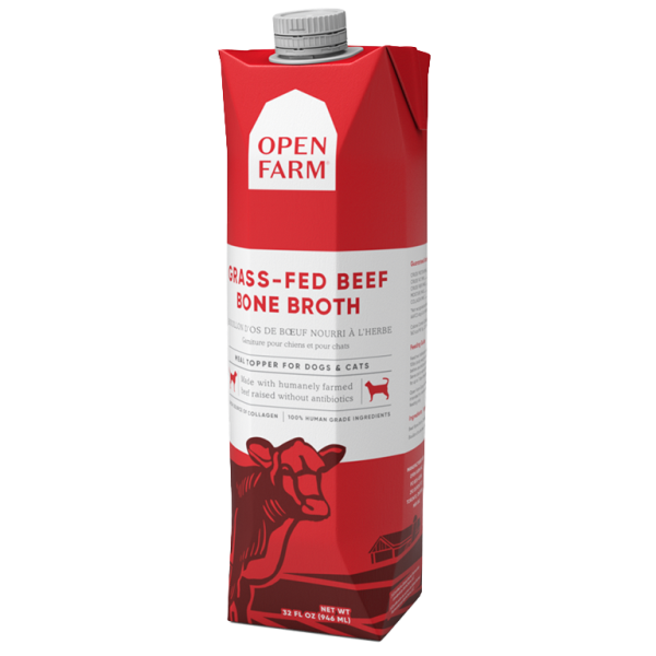 Open Farm Beef Bone Broth for Dogs & Cats - 33.8 oz