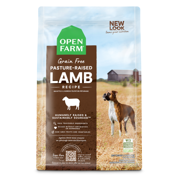 Open Farm Grain-Free Pasture-Raised Lamb Dry Dog Food - 22 lb