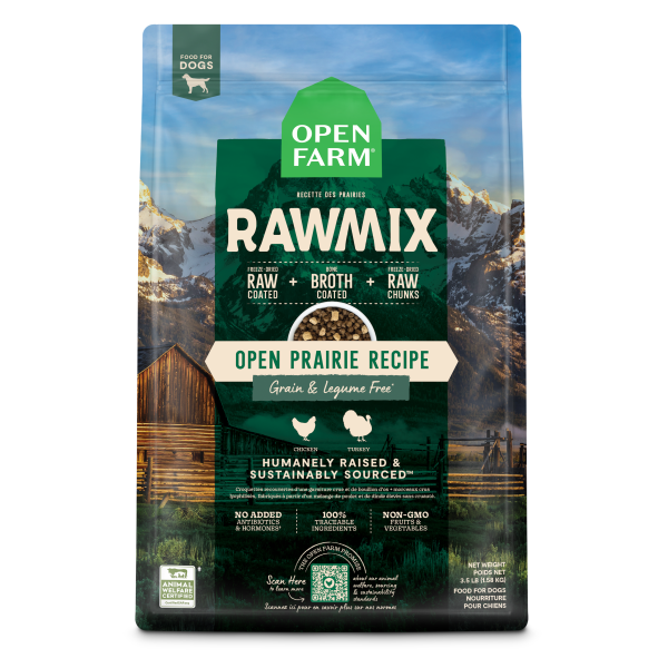 Open Farm RawMix Grain-Free Open Prairie Dry Dog Food - 20 lb