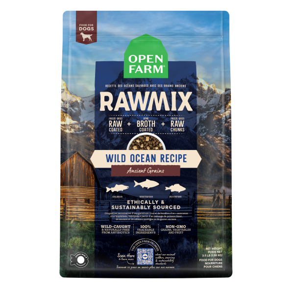 Open Farm RawMix Wild Ocean Ancient Grains Dry Dog Food - 20 lb