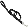 LupinePet Basic Solids Black Dog Leash - 3/4 in x 6 ft
