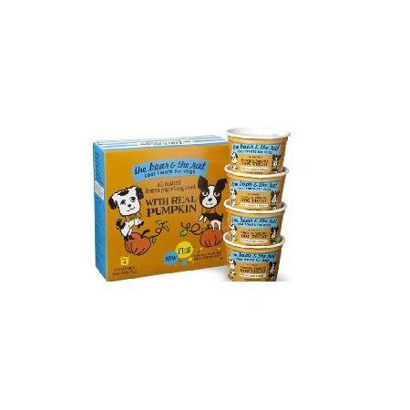 The Bear & The Rat Pumpkin & Cinnamon Frozen Yogurt Dog Treats - 3.5FL OZ, 4-Pack