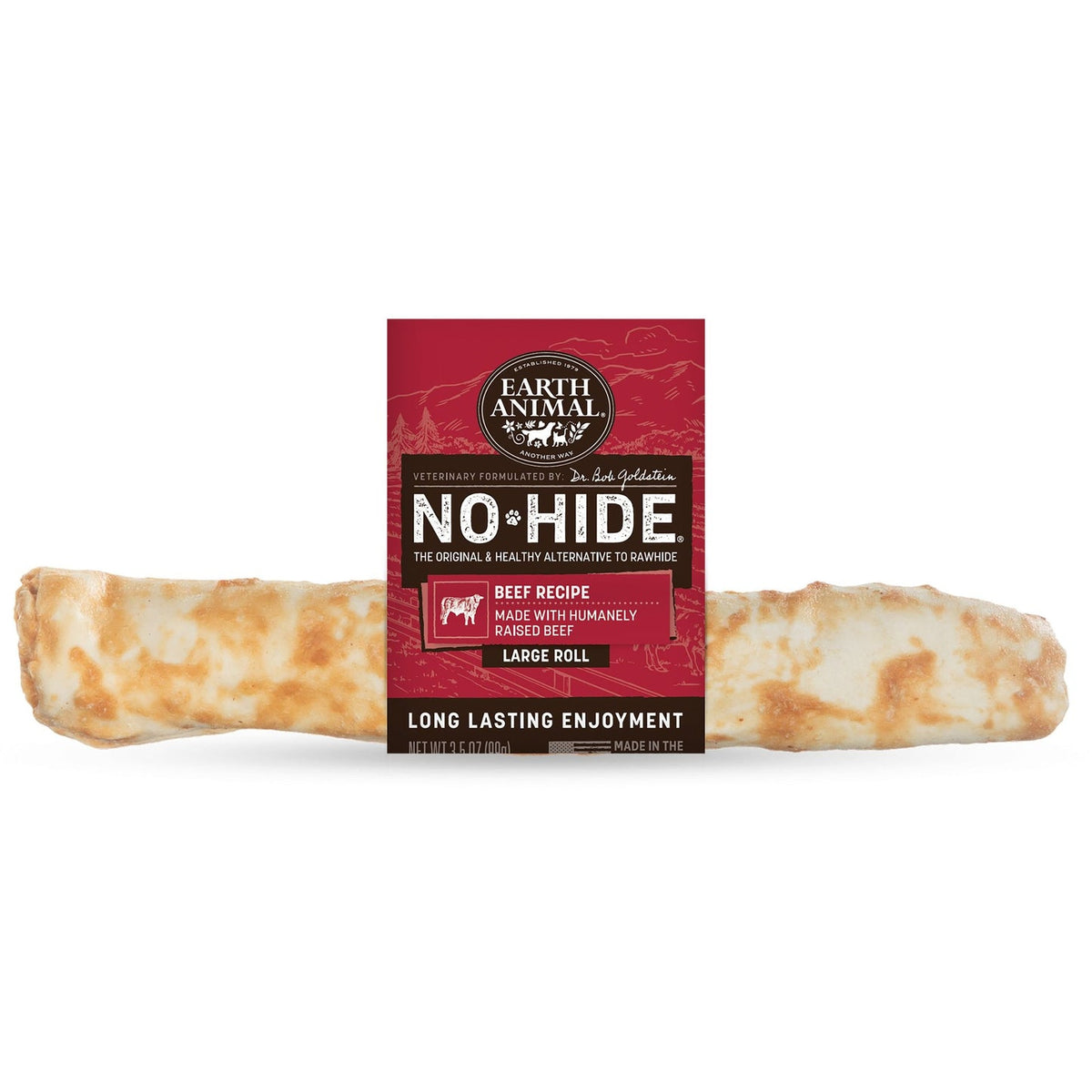 Earth Animal No-Hide Beef Roll - Large