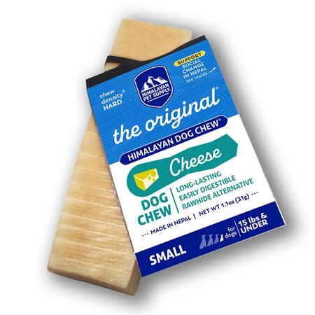 Himalayan Pet Supply Dog Chew Cheese SNGL SM
