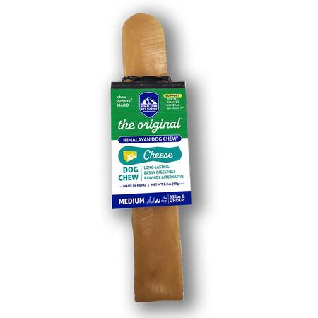 Himalayan Pet Supply Dog Chew Cheese SNGL MD