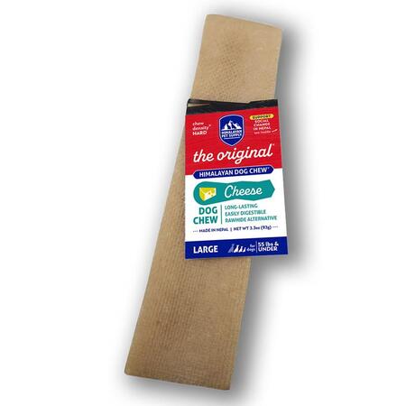 Himalayan Pet Supply Dog Chew Cheese SNGL LG