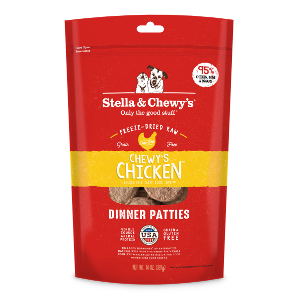 Stella & Chewy's Chewy's Chicken Freeze-Dried Raw Dinner Patties - 14 oz