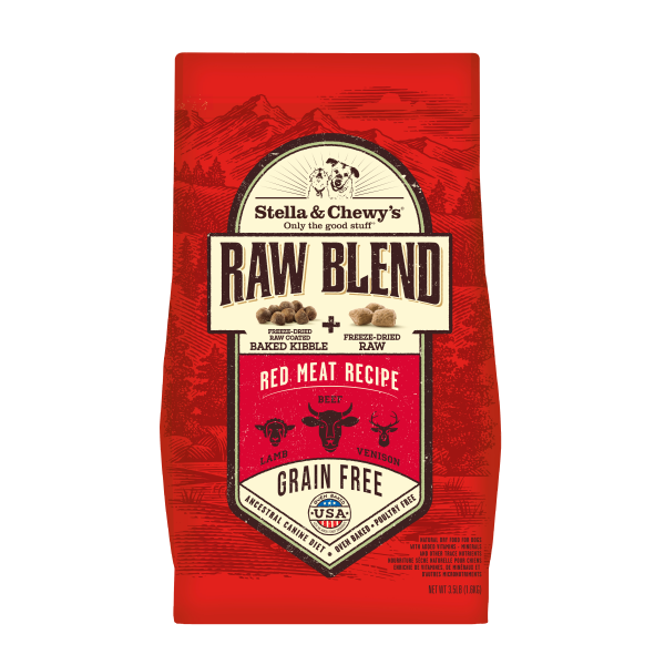 Stella & Chewy's Raw Blend Red Meat Dry Dog Food - 3.5 lb