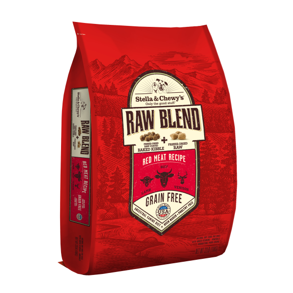 Stella & Chewy's Raw Blend Red Meat Dry Dog Food - 22 lb