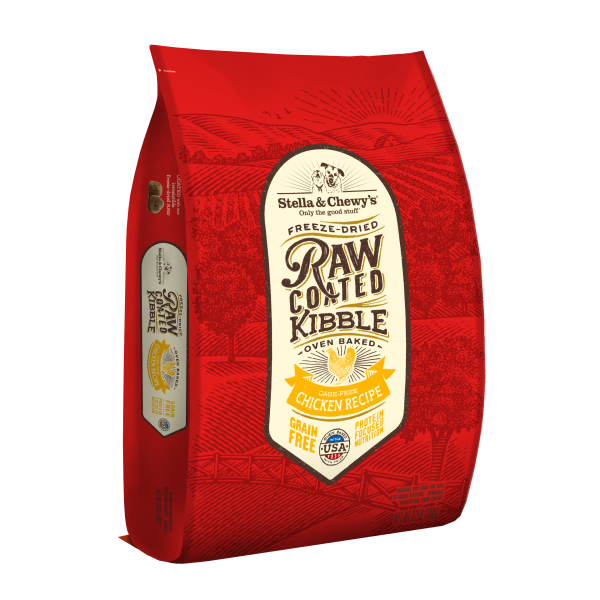 Stella & Chewy's Raw Coated Chicken Recipe Dry Dog Food - 22 lb