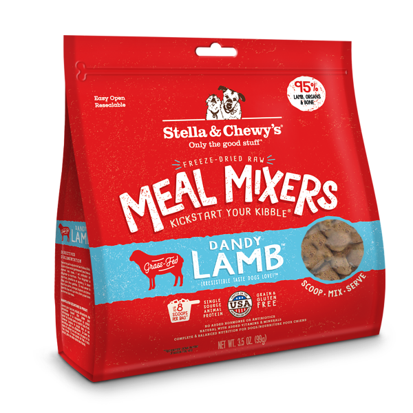 Stella & Chewy's Dandy Lamb Freeze-Dried Raw Meal Mixers - 3.5 oz