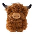 Tall Tails Highland Cow with Squeaker Dog Toy - 8"