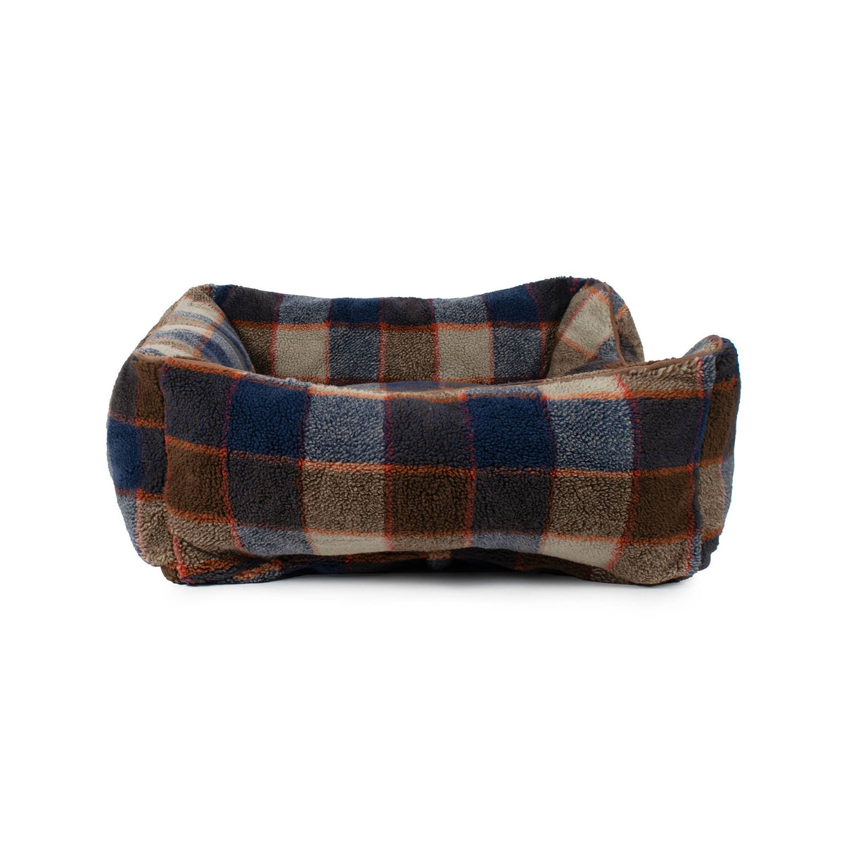 Pendleton Mountain Plaid Berber Kuddler Dog Bed
