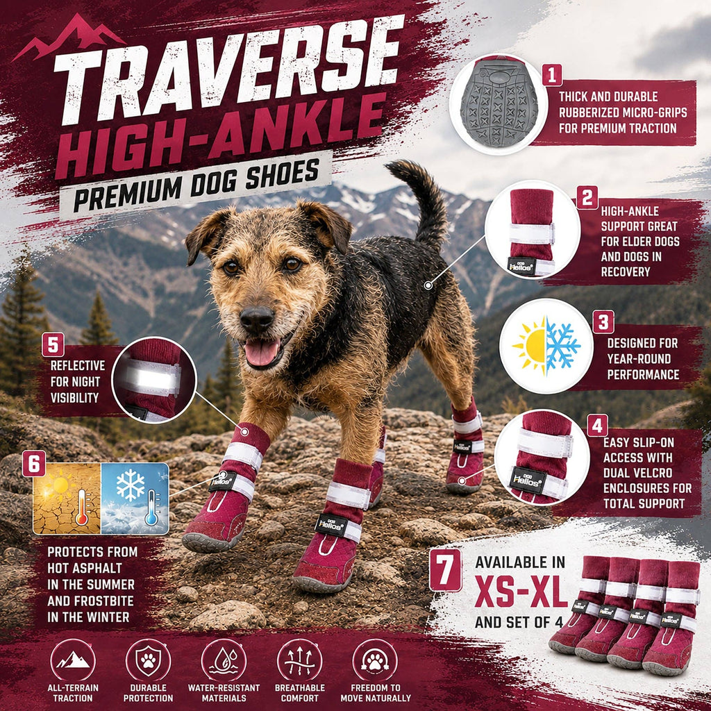 Dog Helios 'Traverse' Premium Grip High-Ankle Outdoor Dog