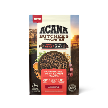 ACANA Dog Grain-Free BUTCHR FAVE Beef 17#
