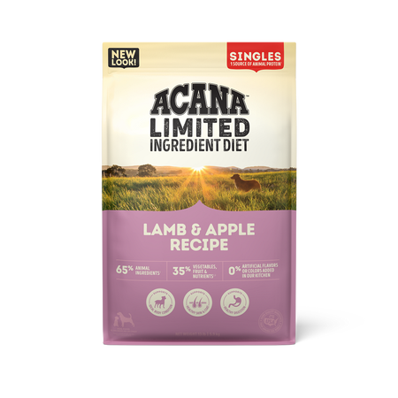 ACANA Dog Grain-Free SNGLS Lamb Apple 4.5#