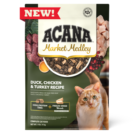 ACANA Cat Grain-Free MDLY Freeze-Dried Duck 3.5#
