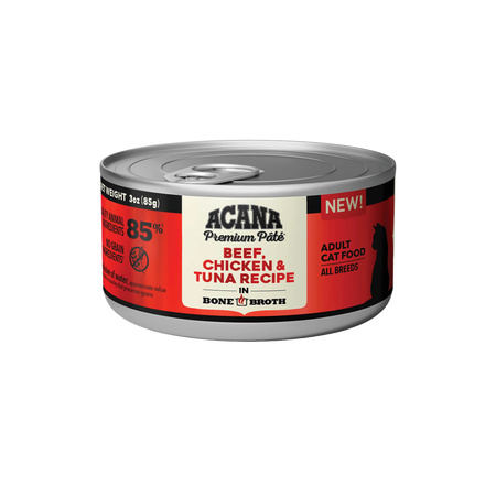 ACANA Cat Grain-Free Beef Chicken TUNA 3OZ