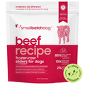 Smallbatch Frozen Raw Beef Sliders for Dogs - 3LB