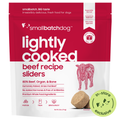 Smallbatch Lightly Cooked Beef Sliders for Dogs - 2LB