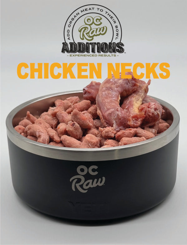 OC Raw Frozen Chicken Neck - 8 oz Single