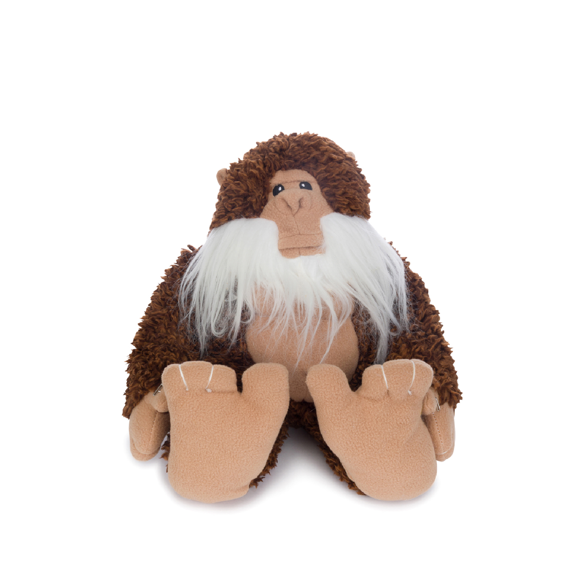 FabDog Fluffy Big Foot Plush Dog Toy - 14IN