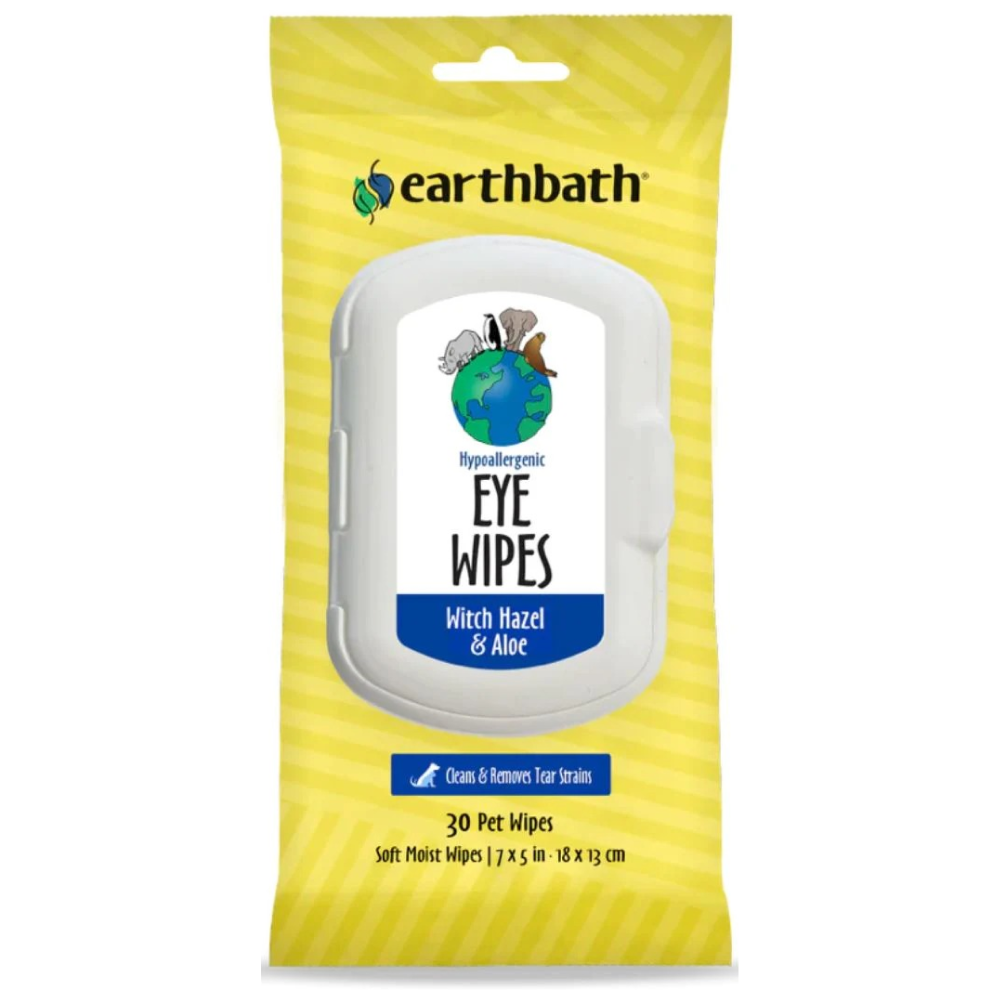 earthbath Eye Wipes - Fragrance Free 30CT