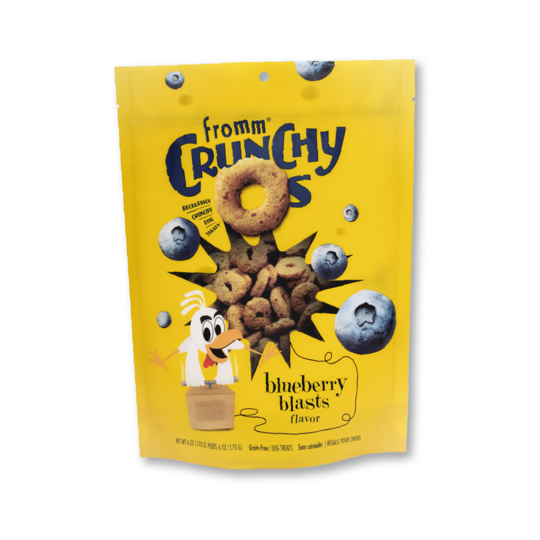 Fromm Crunchy O's Blueberry Blasts Dog Treats - 6 oz