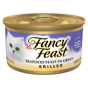 Fancy Feast Grilled Seafood Feast in Gravy Wet Cat Food - 3 oz