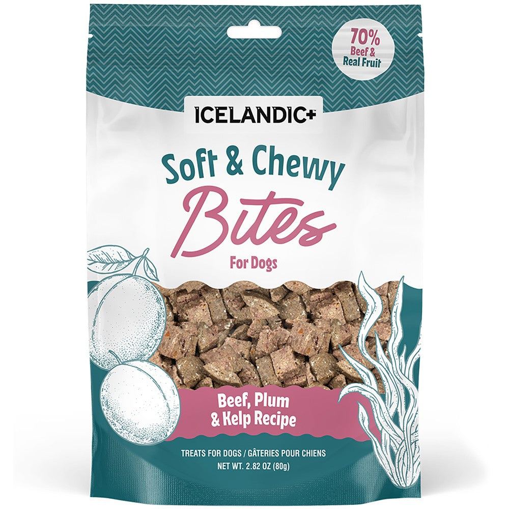 Beef, Plum & Kelp Recipe Soft & Chewy Bites for Dogs