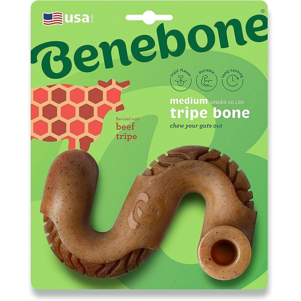 Benebone Tripe Bone Beef Tripe Flavor Dog Chew - Medium
