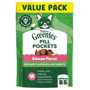 GREENIES Pill Pockets Salmon Flavor Cat Treats - 3 oz