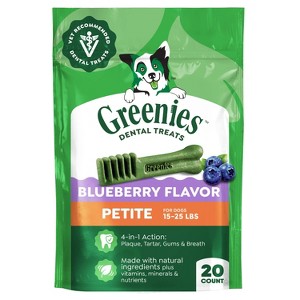 GREENIES Blueberry Dental Dog Treats - Petite - 12 oz