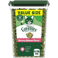 FELINE GREENIES Salmon Flavor Dental Cat Treats Value Tub - 9.75 oz