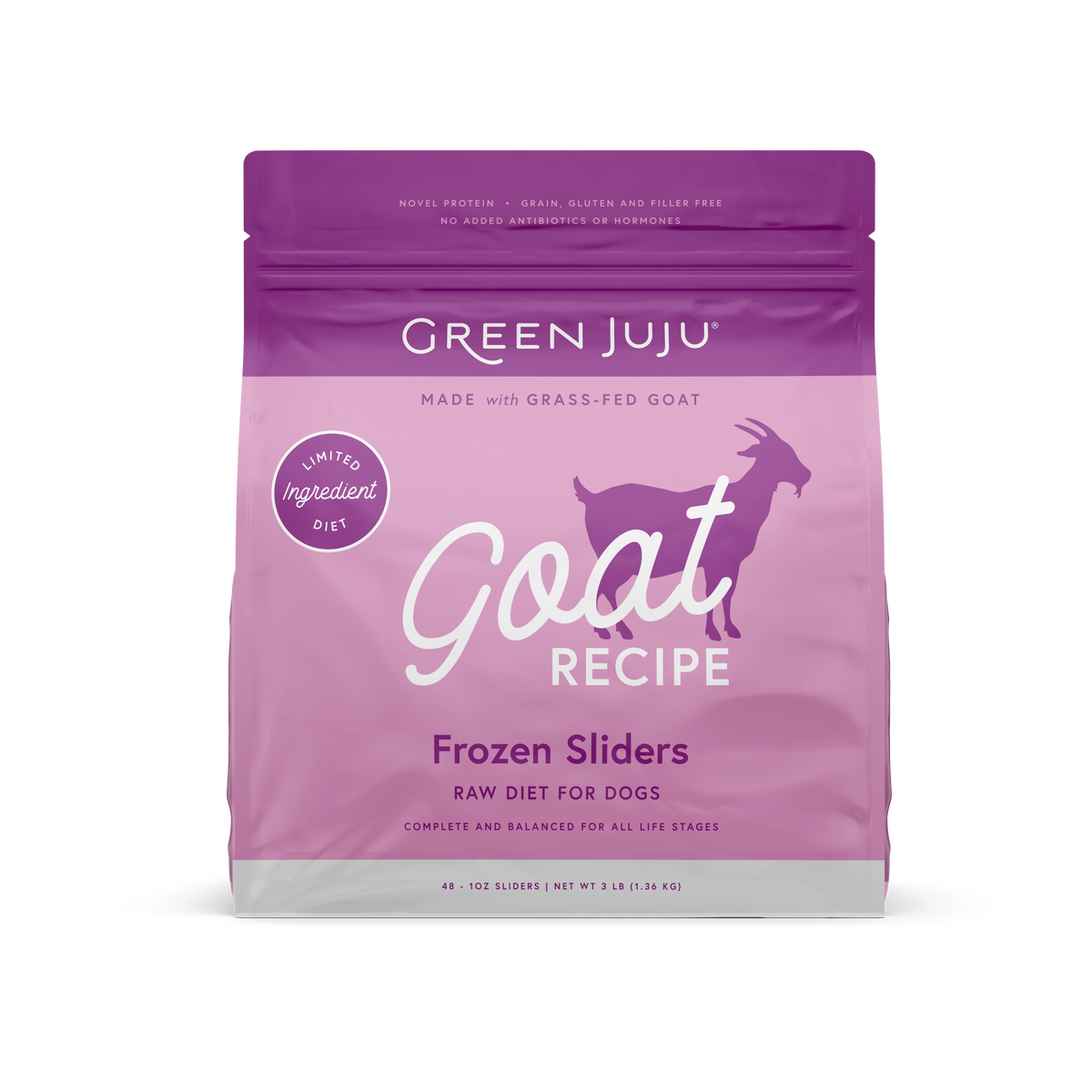 Green Juju Goat Recipe Frozen Raw Sliders - 3 lb