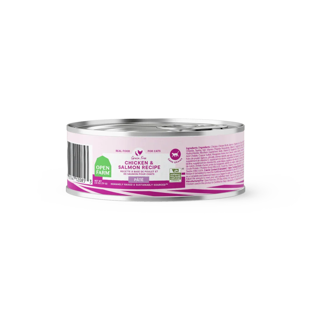 Open Farm Cat Chicken & Salmon Pâté 2.8OZ