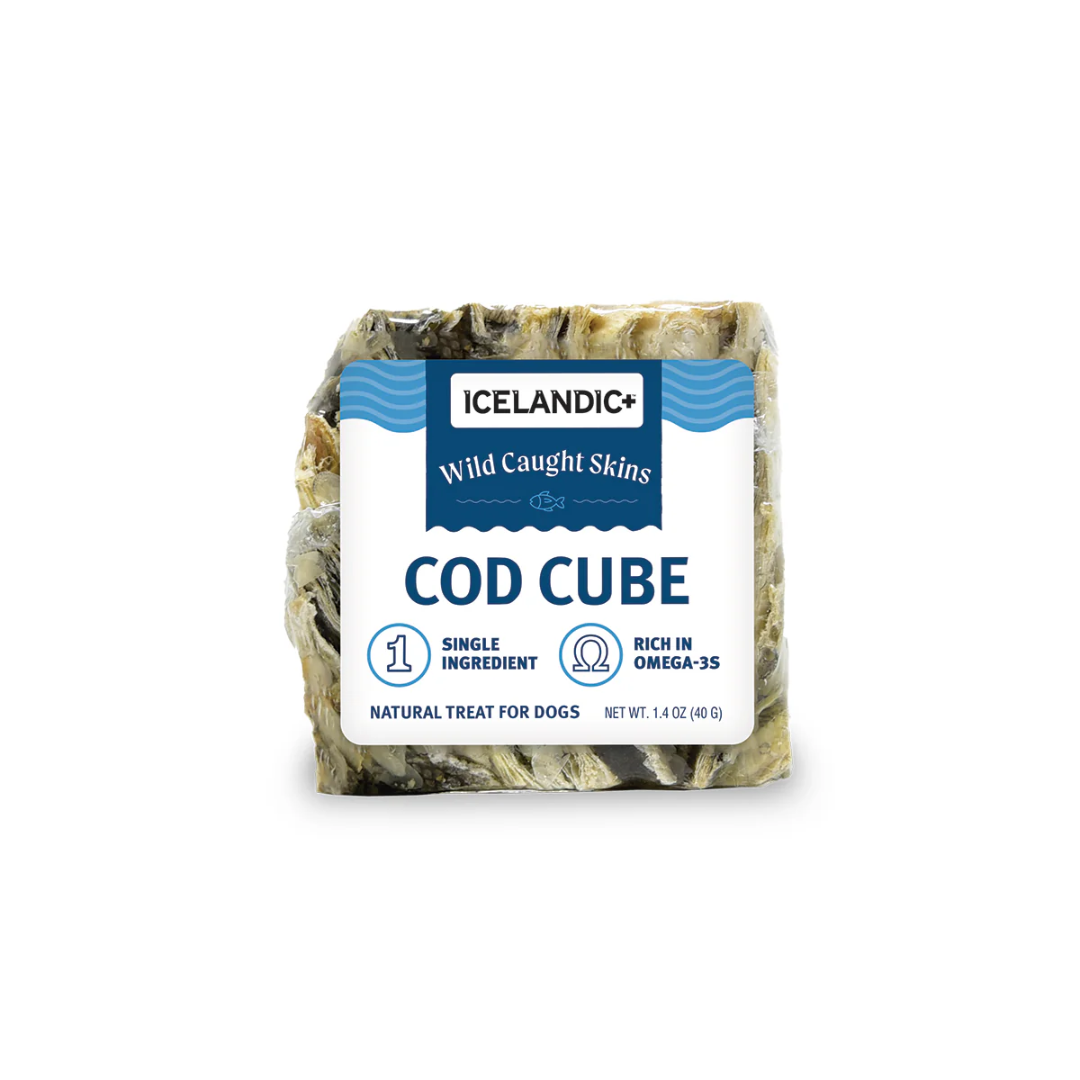 Icelandic+ Cod Skin Cube Dog Chew
