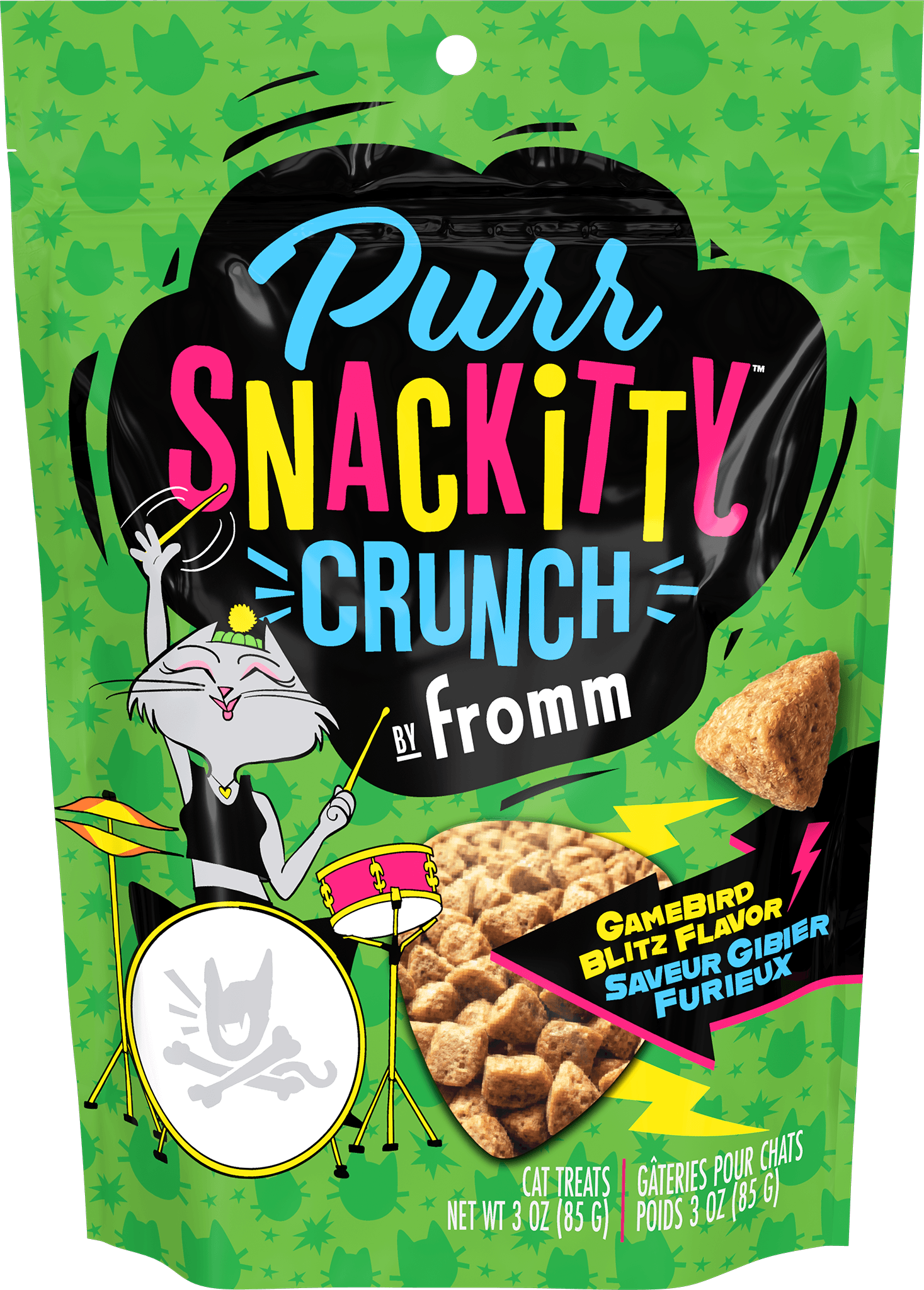Fromm PurrSnickitty Crunchy Game Bird Cat Treats - 3 oz