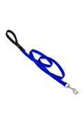 LupinePet Basic Solids Blue Dog Leash - 1/2 in x 6 ft