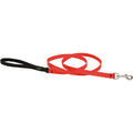LupinePet Basic Solids Red Dog Leash - 1/2 in x 6 ft