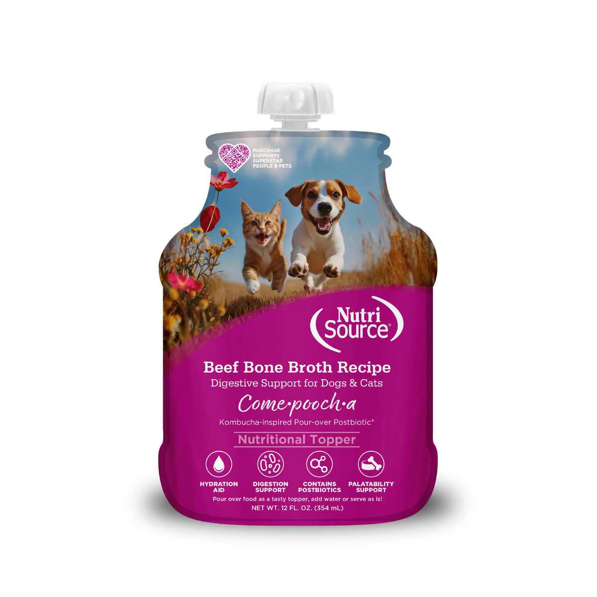 NutriSource Dog Grain-Free COME POOCH Beef 12OZ