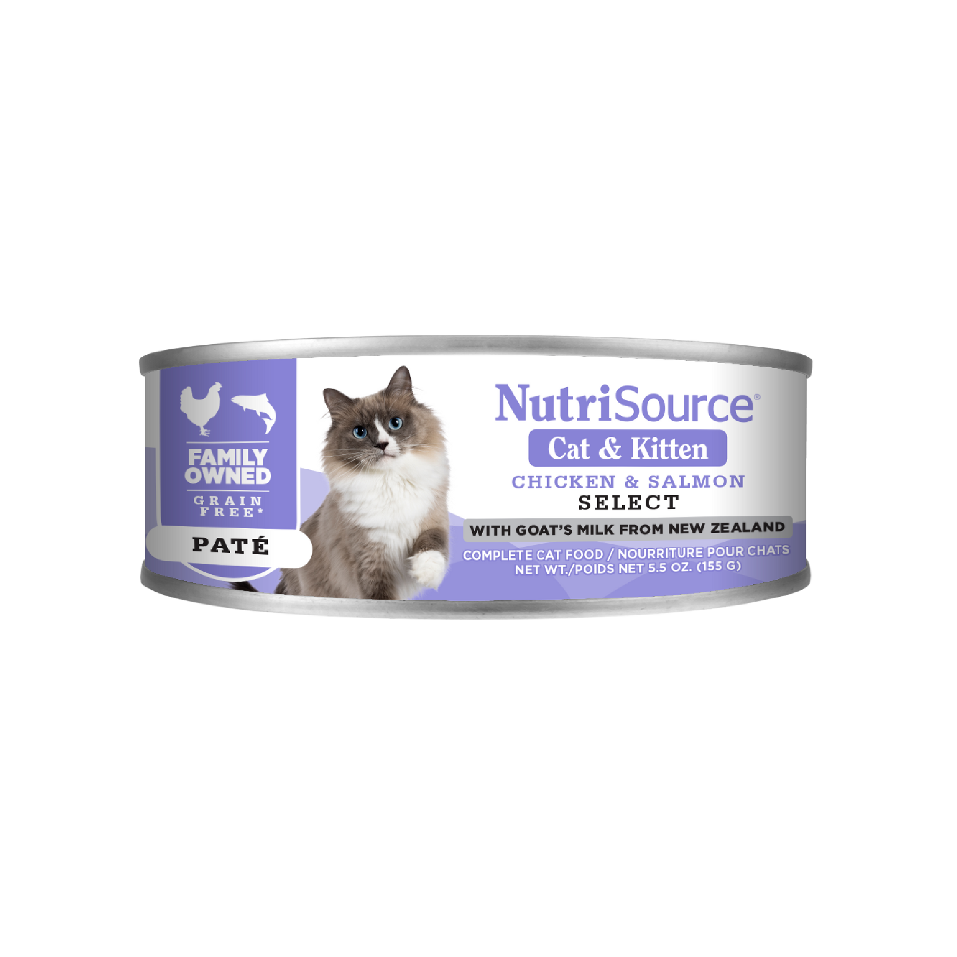 NutriSource Cat SEL Grain-Free Chicken Salmon 5.5OZ