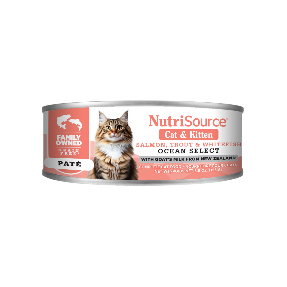NutriSource Cat SEL Grain-Free OCN 5.5OZ