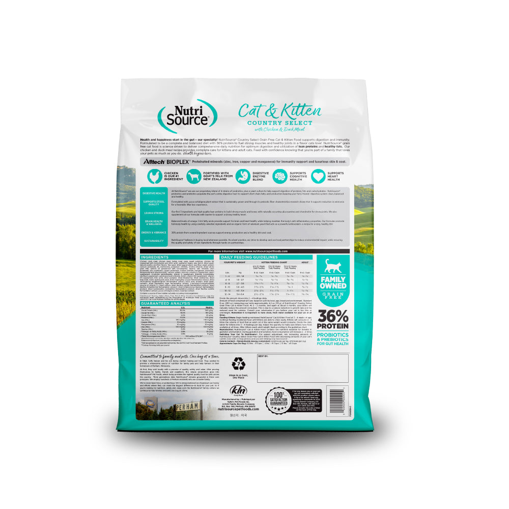 NutriSource Cat Grain-Free SEL CNTRY 4#