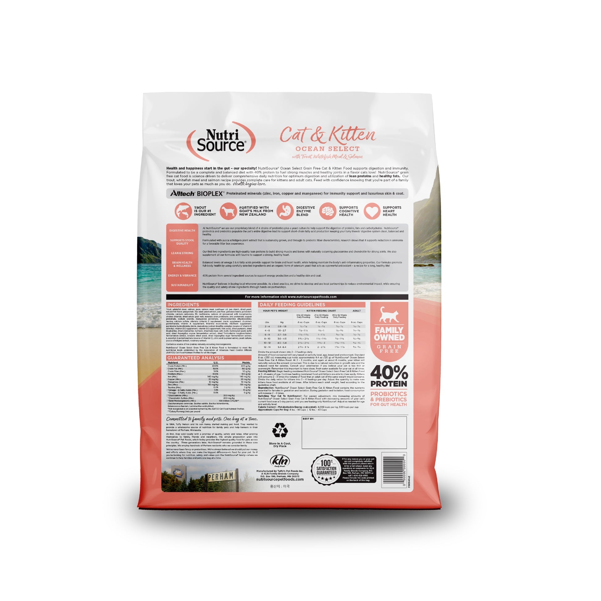 NutriSource Cat Grain-Free SEL OCN 12#