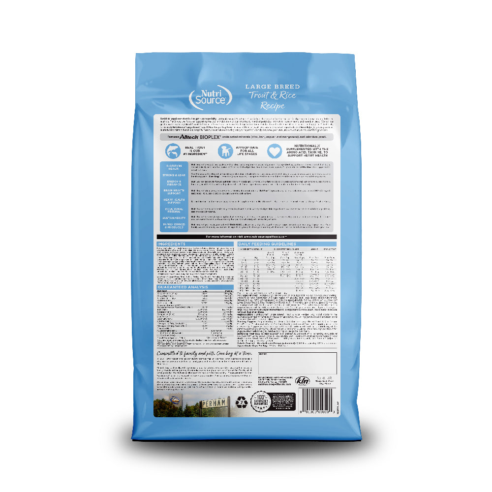 NutriSource Dog LBR TRO BRN RC 26#